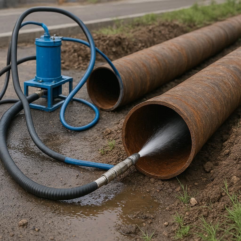 Гидродинамическая прочистка водопроводных труб в Сосновом Боре